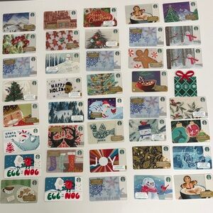 Starbucks Festive Gift Cards